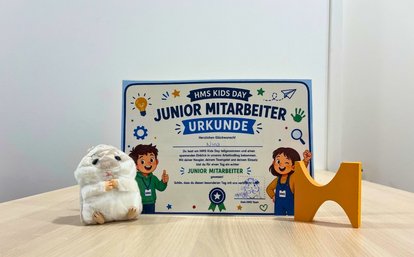 Urkunde für die teilnehmenden Kinder beim HMS Kids Day.